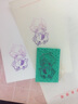費洛朗（filolang） 國產(chǎn)4色漸變彩色印臺-DIY橡皮章婚禮手指畫(huà)相冊印泥漸變大盒 印臺 紫色漸變 曬單實(shí)拍圖