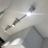 凱迪拉曼 射燈LED軌道燈明裝服裝店鋪商用超市無極調(diào)光射燈cob吊桿導(dǎo)軌燈 W款軌道燈白殼30W無極調(diào)光贈遙控 曬單實拍圖