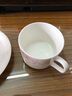 昭樂(lè ) 歐式陶瓷咖啡杯碟套裝 金絲芙蓉 1杯1碟1勺 曬單實(shí)拍圖