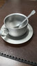 鎧斯（KEITH） 鎧斯鈦咖啡杯純鈦杯鈦杯子盤子勺調(diào)羹套裝茶具水杯戶外露營水杯 純鈦咖啡杯三件套裝 曬單實拍圖