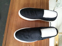 柯盾（KEDUN）手工縫線(xiàn)老北京布鞋男透氣休閑平底套腳懶人男士板鞋夏天超輕軟底開(kāi)車(chē)鞋子 黑色 41 曬單實(shí)拍圖
