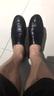游虎（YOUHU）男鞋休閑皮鞋男真皮大碼軟底駕車鞋輕便百搭四季男鞋 黑色【單鞋四季款】 45 曬單實拍圖