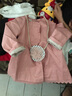 巴妮巴妮童裝女童外套棒球服春秋款長(cháng)袖中長(cháng)款中大童女孩韓版褂子56789歲 黑色 120 曬單實(shí)拍圖
