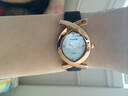瑪斯威頓女士手表 瑞士品牌時(shí)尚女表時(shí)裝表 復古絹絲面皮帶防水女表 玫瑰金VL1420-06A 曬單實(shí)拍圖