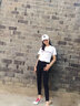 啟動(dòng)引擎彈力牛仔褲女高腰春季新款女裝韓版百搭顯瘦學(xué)生緊身小腳鉛筆褲子 黑色（九分） 26 曬單實(shí)拍圖