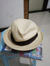 Mr DUCK匠人手工編織帽 白色巴拿馬草帽男女禮帽 大帽檐大頭圍防曬遮陽(yáng)帽 卡其色（經(jīng)典款小邊）-MS186108 M（適合56-58cm頭圍） 曬單實(shí)拍圖