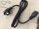 HASUNNY純銅認(rèn)證歐標(biāo)歐規(guī)電腦電源線3芯1平方三孔歐規(guī)插頭電源線C13品字尾純銅 純銅線芯+3*1.5平方 1.8米 曬單實(shí)拍圖