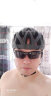 MOON骑行头盔一体成型抗冲击公路山地两用头盔男女通用自行车安全盔 升级版 黑红赛车【增加防虫网】 L(58-61CM) 实拍图
