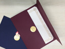 布谷鳥(niǎo)（cuckoo） 高檔證書(shū)齒輪圓形印章鋼印貼紙標簽榮譽(yù)證書(shū)歐式獎狀紙粘貼蝴蝶結證件裝飾 緞帶紅色 900332 （36枚） 1個(gè) 曬單實(shí)拍圖
