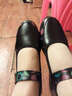 夜雨（NightRain）2026新款媽媽鞋子單鞋軟底防滑中年真皮春秋平底老人鞋中老年女鞋 黑色3780女單鞋 39 (245mm) 軟底防滑 曬單實(shí)拍圖