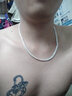 久溪銀樓990足銀項鏈男士風(fēng)度足銀老板鏈項鏈馬鞭銀鏈子銀首飾 約10克48厘米寬3.6mm 曬單實拍圖
