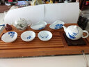 長物居 茶壺陶瓷泡茶壺景德鎮(zhèn)手繪泡茶器泡茶家用沖茶陶瓷壺純手工大壺 梅花鳥 380ml 曬單實(shí)拍圖
