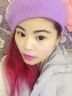 擇信 韓版冬天保暖女秋冬季甜美復古羊毛蓓蕾貝雷帽女士英倫畫(huà)家帽 淺紫色 均碼適合55-57cm頭圍 曬單實(shí)拍圖