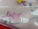 憶元錦繡蘇州絲綢絲巾女手工繡荷花絲巾送禮真絲桑蠶絲刺繡圍巾蘇繡披肩禮 咖粉色 曬單實(shí)拍圖