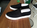 柯盾（KEDUN）手工縫線(xiàn)老北京布鞋男透氣休閑平底套腳懶人男士板鞋夏天超輕軟底開(kāi)車(chē)鞋子 黑色 41 曬單實(shí)拍圖