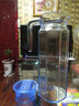 樂(lè )美雅玻璃加厚冷水壺涼水壺水杯家用大容量耐熱水壺飲料冰箱果汁扎壺 藍色八角壺（1.1L） 曬單實(shí)拍圖