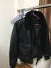 PERCOOL新款真皮皮衣男士頭層牛皮G1飛行服員機車皮夾克冬季加厚外套黑 黑色 (頭層牛皮) M號（140斤-160斤） 曬單實拍圖