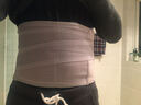 INSMANX男士塑身腰封束腰帶塑身粘貼可調節收腹帶塑形收緊啤酒肚護腰 灰色 L (體重160-190斤) 曬單實(shí)拍圖