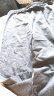 木棉林 加大码女装2021夏季新款休闲裤女薄款不透弹力七分裤X3000 深灰色 5XL建议200-220斤 实拍图