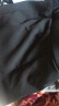 PHJ 休闲裤女秋季新款遮肉显瘦小脚哈伦长裤高腰职业OL免烫西装裤 黑色-加绒加厚 M（95-110斤） 实拍图