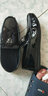 駿于鈊精神小伙豆豆鞋男系帶中國風(fēng)2017新款韓版百搭社會(huì )小伙鞋子精神快 黑色 41碼 曬單實(shí)拍圖
