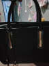 莫尔克（MERKEL）女包夏季新款托特包哑光菱形折叠三角六格手提包购物袋情人节礼物 黑色 实拍图