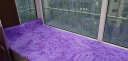 月之吻 高毛金丝绒地毯 客厅茶几沙发卧室地毯 可水洗 多尺寸可选可定制 紫色 80*200CM 实拍图