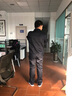 拓吉凱（TJK）長(cháng)袖工作服套裝男工服工衣上衣勞保服汽修工廠(chǎng)工作服工裝定制耐磨 323中灰 35%棉拉鏈款（套裝） L 曬單實(shí)拍圖