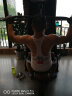 MuscleDog肌肉狗运动背心 夏季无袖纯棉健身跑步男式印花背心 潮牌情侣款背心 蓝黑色 XL 实拍图