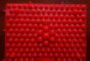 丁丁 指压板足底按摩垫趾压板TPE材质韩国小冬笋超大超痛版按摩垫 经典-红色 30X40厘米 实拍图