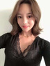 妃麗慕尚秋冬韓版加絨加厚小衫女蕾絲拼接打底衫女性感V領(lǐng)長袖t恤純棉上衣 044不加黑色 L 建議115斤以內(nèi) 曬單實(shí)拍圖