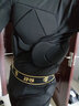 砂鈺 成人男守門(mén)員服上衣加厚門(mén)將服龍門(mén)服運動(dòng)護甲防護護膝護肘 盔甲長(cháng)袖+盔甲短褲 M 曬單實(shí)拍圖