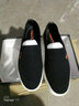 紅蜻蜓男鞋新款韓版流行板鞋透氣飛織休閑鞋 黑色 38 曬單實(shí)拍圖