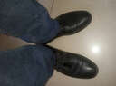 奧康皮鞋男 潮流男士休閑鞋春夏季駕車(chē)男鞋英倫系帶牛皮商務(wù)休閑皮鞋男 黑色 44 曬單實(shí)拍圖