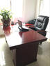 統閱辦公家具老板桌經(jīng)理桌大班臺板桌經(jīng)理桌財務(wù)職員桌貼實(shí)木皮 1.8米+西皮椅現貨套餐 曬單實(shí)拍圖