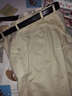君佬 男士休閑褲直筒寬松中老年男褲夏季款爸爸褲子棉線(xiàn)中高腰休閑褲 杏白色棉休閑褲夏季 33號碼腰圍二尺六 曬單實(shí)拍圖