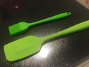 德立（DOLO） 德立 烘焙工具 大號蛋糕雙色一體式硅膠刮刀 奶油抹刀 橡皮攪拌鏟刀 大號一體綠刮刀+綠刷 曬單實(shí)拍圖