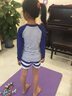 Beverly Kids德國品牌長(cháng)袖防曬長(cháng)袖上衣速干上衣分體游泳衣兒童男女童通用泳衣 海軍條紋長(cháng)袖泳衣 116碼 曬單實(shí)拍圖
