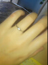 喜鉆天使之吻鉑金鉆戒女求婚結(jié)婚鉆石戒指鉆戒婚戒送女友生日禮物 【現(xiàn)貨閃發(fā)】白18K金5分 曬單實拍圖