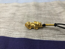 繩奇 黃金貔貅手鏈男 999足金皮丘轉(zhuǎn)運(yùn)珠男 3D硬金貔恘女金珠編織手鏈 項(xiàng)鏈款 大款 金重約：3.01-3.10g 曬單實(shí)拍圖