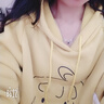 Djin一鹿路有你銀項鏈女士輕奢麋鹿水晶吊墜鎖骨鏈生日禮物送女友老婆 藍鉆 曬單實拍圖