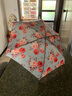 富爾頓（FULTON）聯(lián)名CathKidston遮陽(yáng)防曬五折傘超輕便攜晴雨兩用傘折疊傘新款Antique Rose 曬單實(shí)拍圖