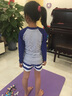 Beverly Kids德國品牌長(cháng)袖防曬長(cháng)袖上衣速干上衣分體游泳衣兒童男女童通用泳衣 海軍條紋長(cháng)袖泳衣 116碼 曬單實(shí)拍圖