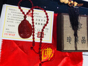 慈靈閣紅瑪瑙本命佛吊墜 護身符吉祥物男女款守護神項鏈十二生肖本命年 生肖雞-不動(dòng)尊菩薩 曬單實(shí)拍圖