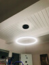 可颖 客厅吊灯现代简约led餐厅吊灯三头圆形创意个性卧室书房灯大厅灯 双圈60+40cm 无极调光 实拍图