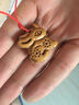 寶泰祥 桃木十二生肖項鏈鼠?；⑼谬埳唏R羊猴雞狗豬 生肖兔 曬單實(shí)拍圖