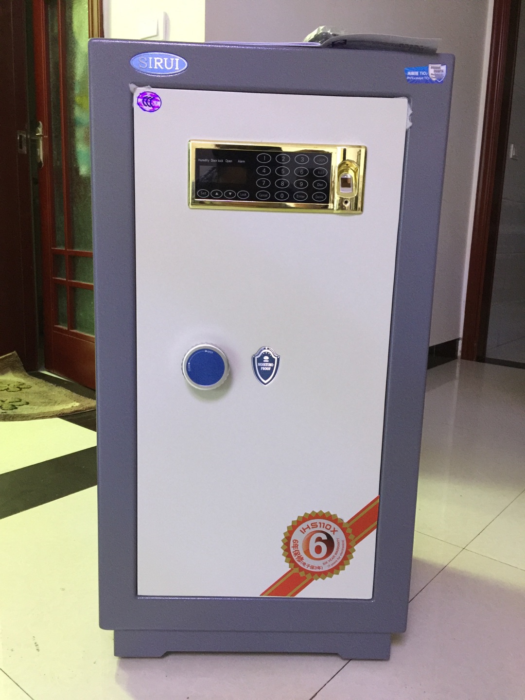思銳（SIRUI） 防潮柜辦公家用電子防潮柜防潮箱指紋解鎖防盜箱鏡頭相機配件干燥箱 IHS-110X 曬單實拍圖