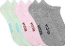 維爾雅（WEIERYA） 襪子女短襪抗菌防臭棉襪淺口低幫糖果色透氣吸汗秋冬季女士船襪 禮盒3 2綠2粉紅2淺灰 曬單實(shí)拍圖