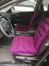 笨斯基 汽車(chē)腰靠冬季水晶絨保暖坐墊靠墊一體車(chē)載車(chē)用靠背冬天毛絨加厚靠背座墊 紫色8件套（五座車(chē)整套，非紫色請備注顏色） 曬單實(shí)拍圖