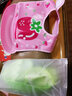 兒童吃飯兜嬰兒圍兜防水寶寶口水兜防漏圍嘴立體食飯兜0-5歲 粉色草莓 曬單實(shí)拍圖